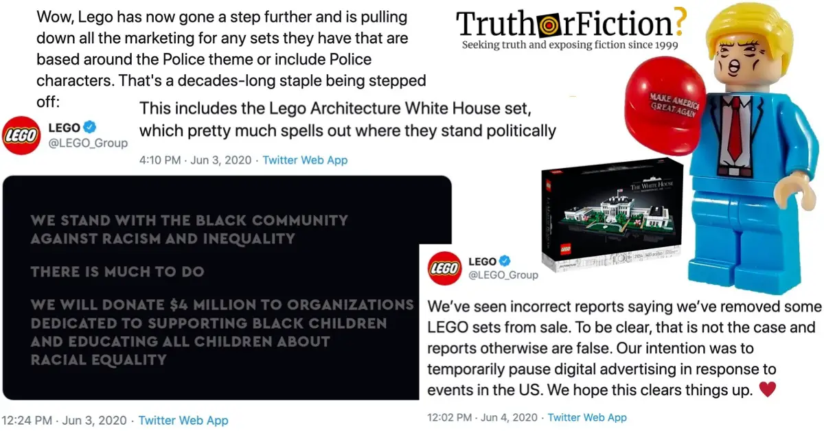 Did LEGO Stop Marketing Police Figurines, White House Sets ...