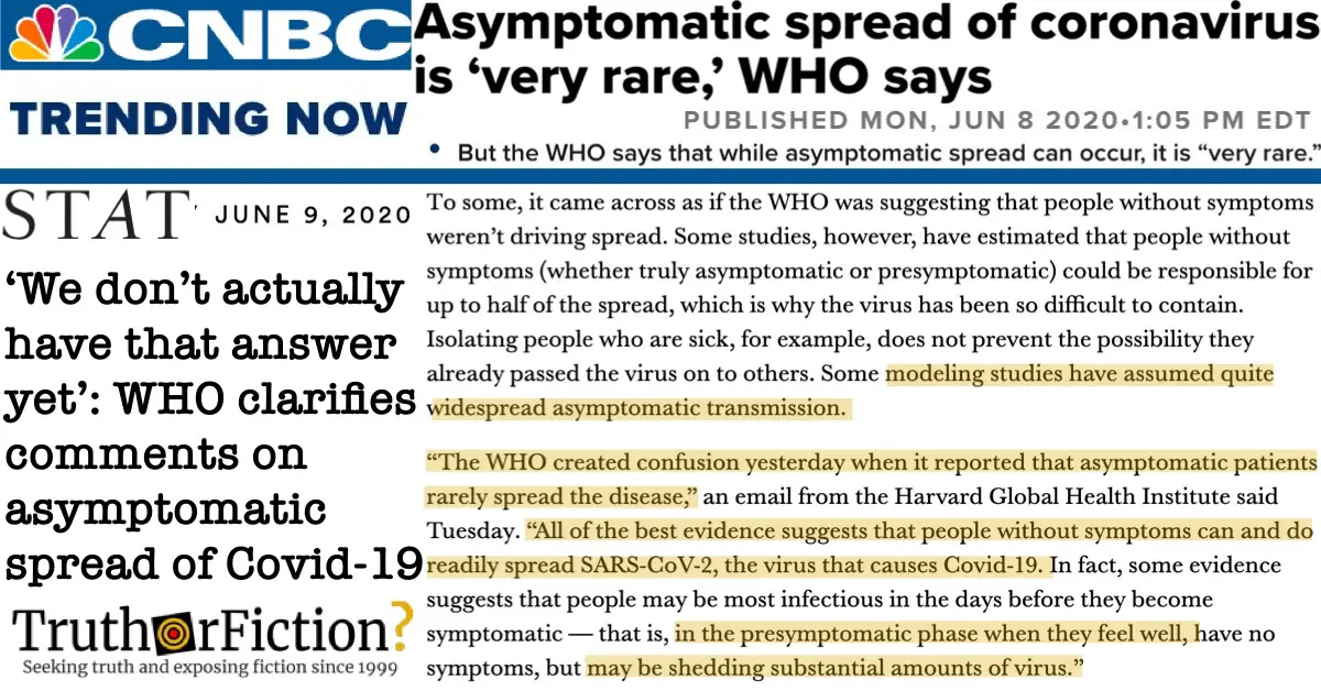 The ‘Asymptomatic Carriers’ of COVID-19 Controversy, Explained