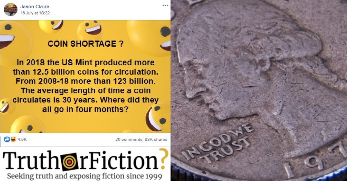 ‘Coin Shortage? Where Did They All Go in Four Months?’
