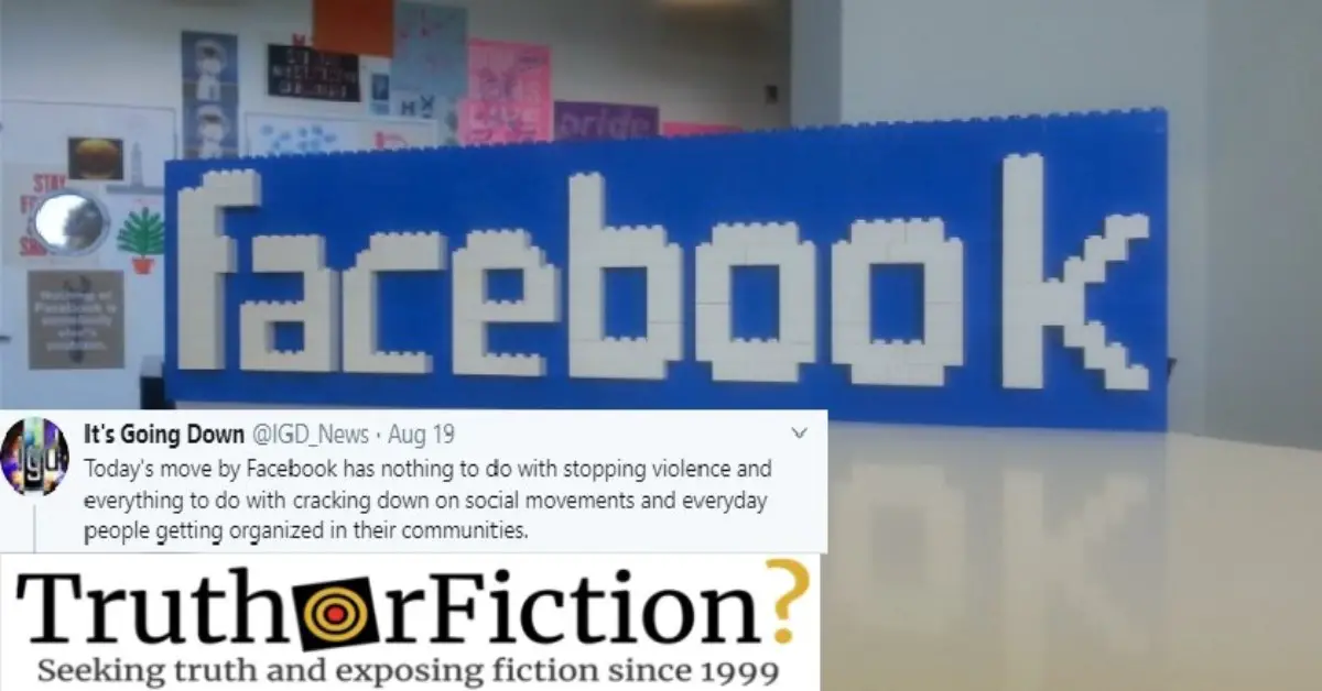 ‘A Pound of Flesh’: Facebook’s Provides Little Explanation for Anti-Fascist Takedown