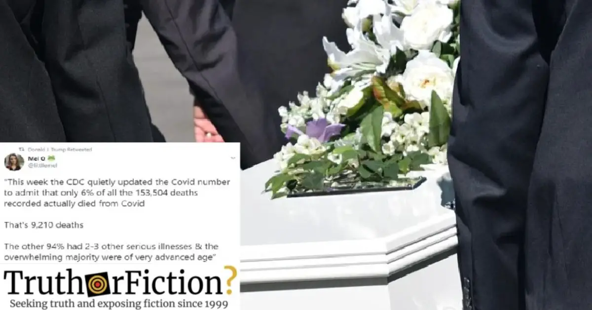 Were 94 Percent of COVID-19 Deaths Caused by ‘Underlying Conditions’?