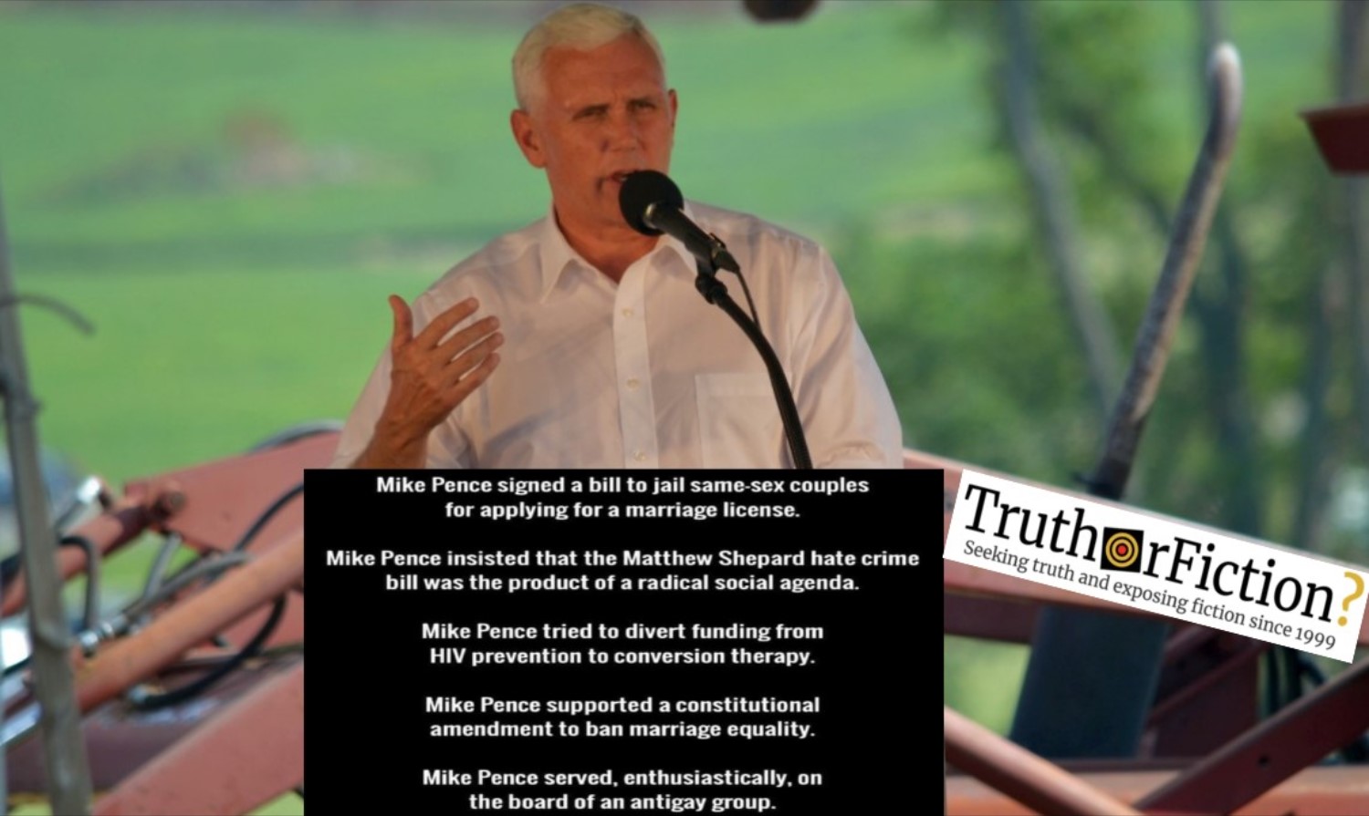 Mike Pence, LGBTQ Communities, and ‘a Radical Social Agenda’