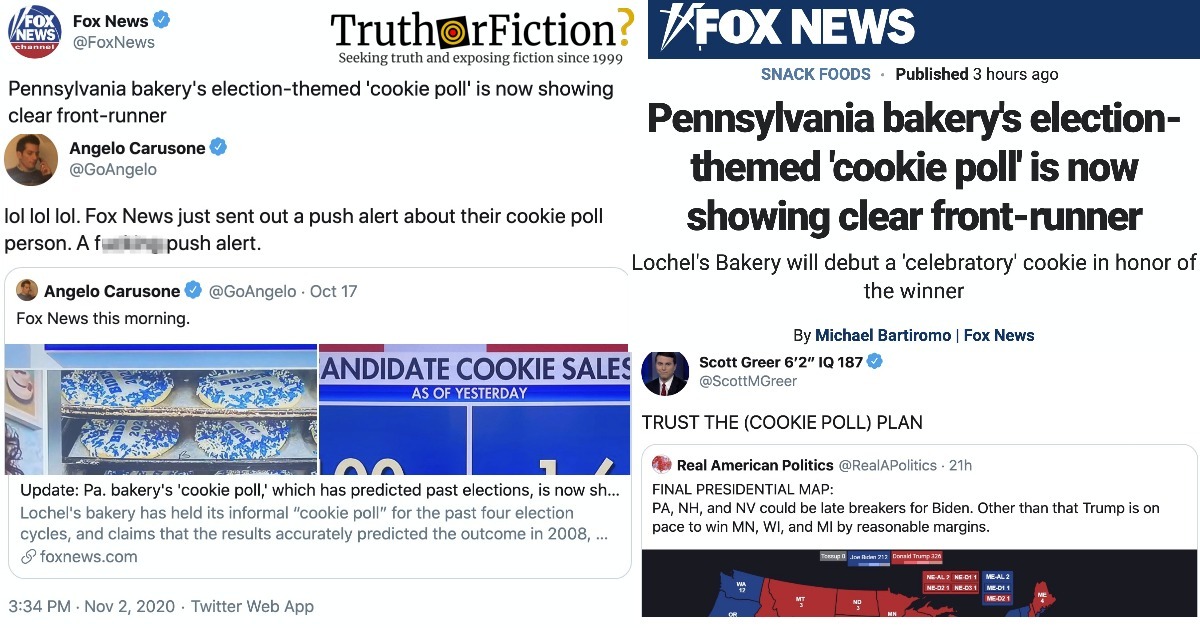 Pennsylvania Bakery Cookie Poll’s ‘Landslide’ Result Goes Viral