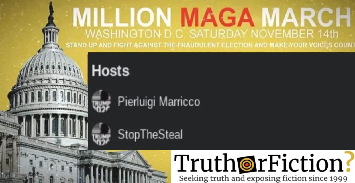 Trump Defeat Denialists Use Facebook to Promote ‘MAGA Marches’