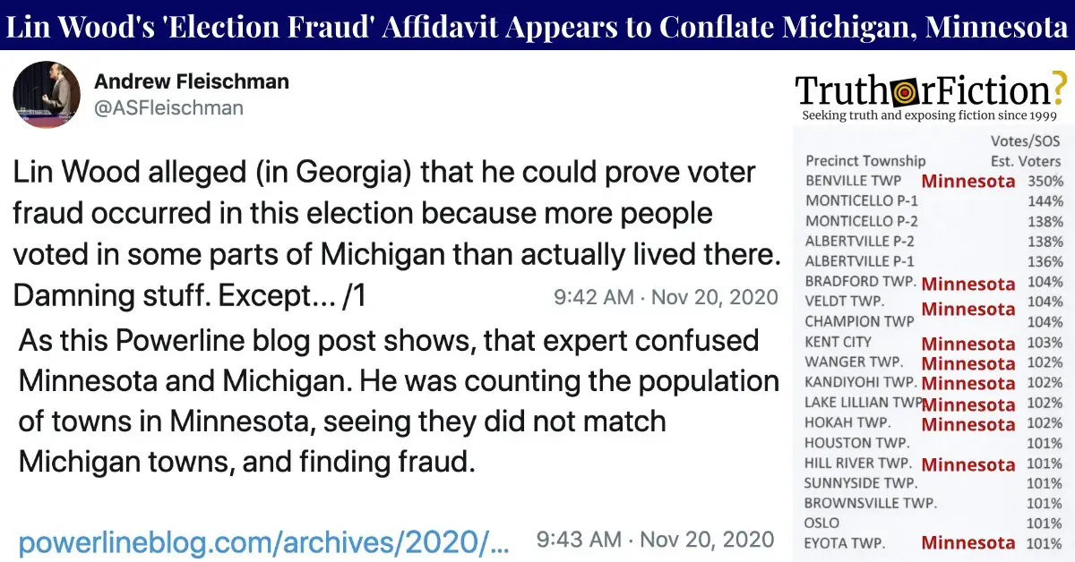 Did a Lawyer’s Affidavit Mistake Michigan for Minnesota?