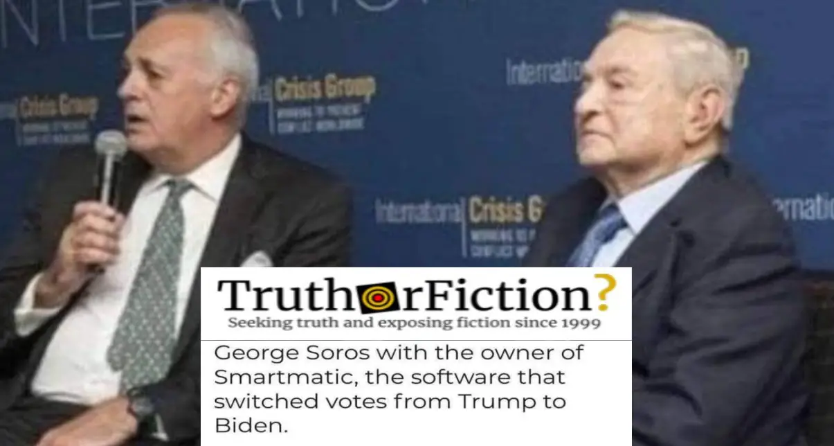 ‘George Soros With the Owner of Smartmatic’