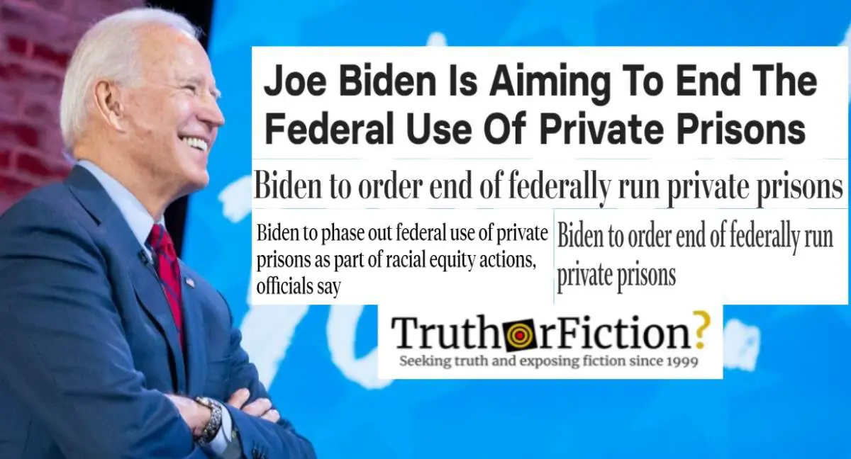 Is the Biden Administration Ending Federal Use of Private Prisons?