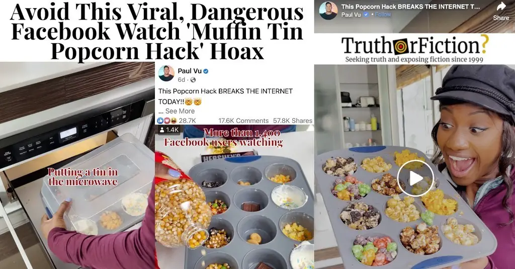 Avoid That ‘Popcorn in Muffin Tin’ Hack Which ‘Breaks the Internet’