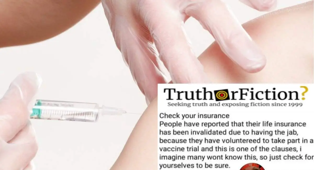 Are Life Insurance Policies Being Canceled Because of the COVID-19 Vaccine?