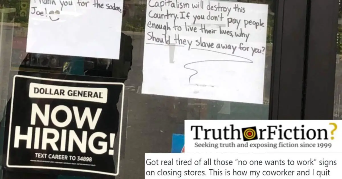 Did Dollar General Workers Quit and Call for a General Strike? Truth