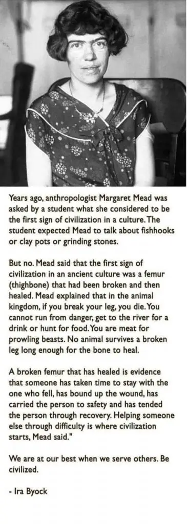 margaret mead femur civilization