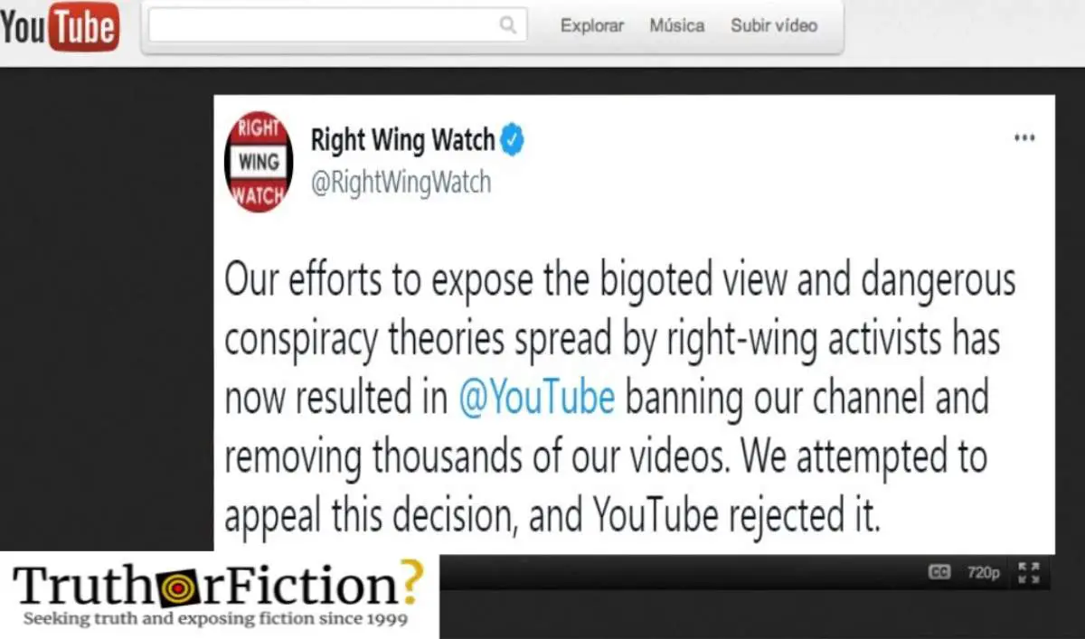 YouTube Reverses Course, Reinstates Watchdog Site Monitoring Conspiracists
