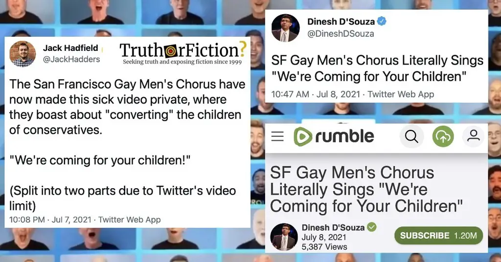 SF Gay Men’s Chorus ‘Convert Your Children’ Song