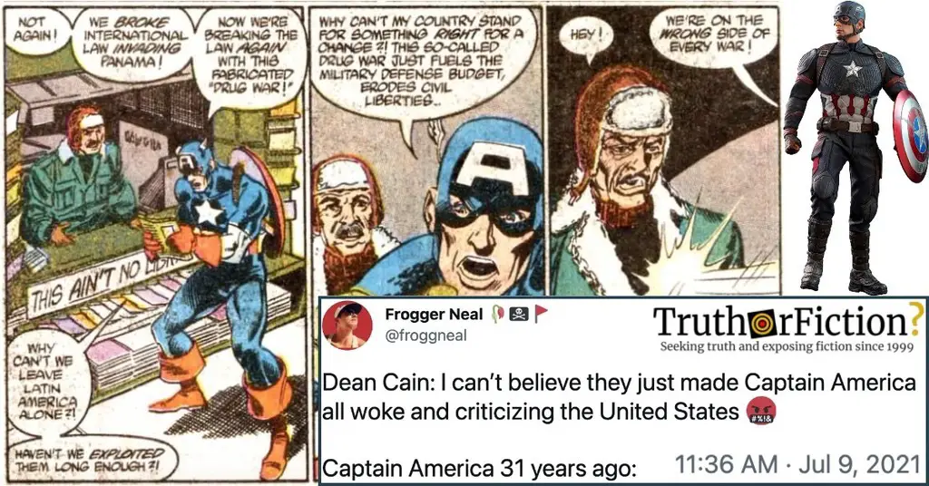 ‘Captain America 31 Years Ago’