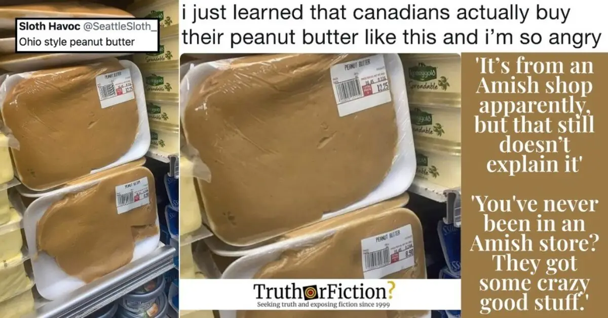 ‘Canadian Peanut Butter’ Packaging Truth or Fiction?