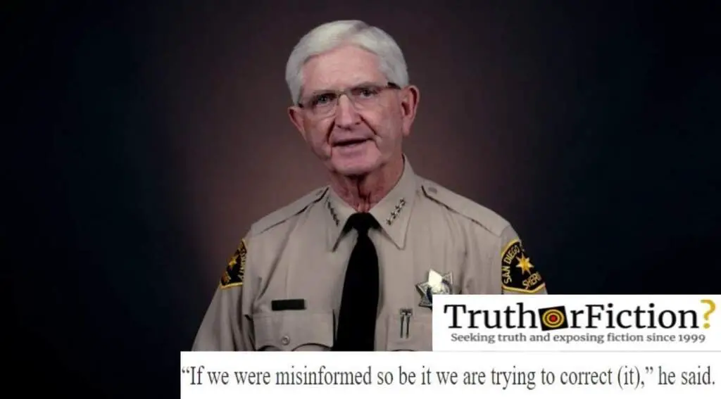 San Diego Sheriff Admits No Doctor Verified ‘Overdose’ Claim in Viral Video
