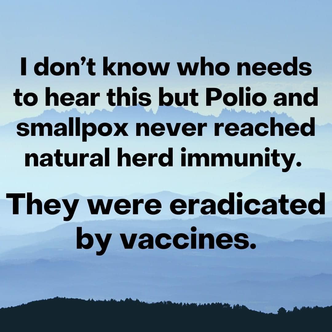 polio smallpox herd immunity meme