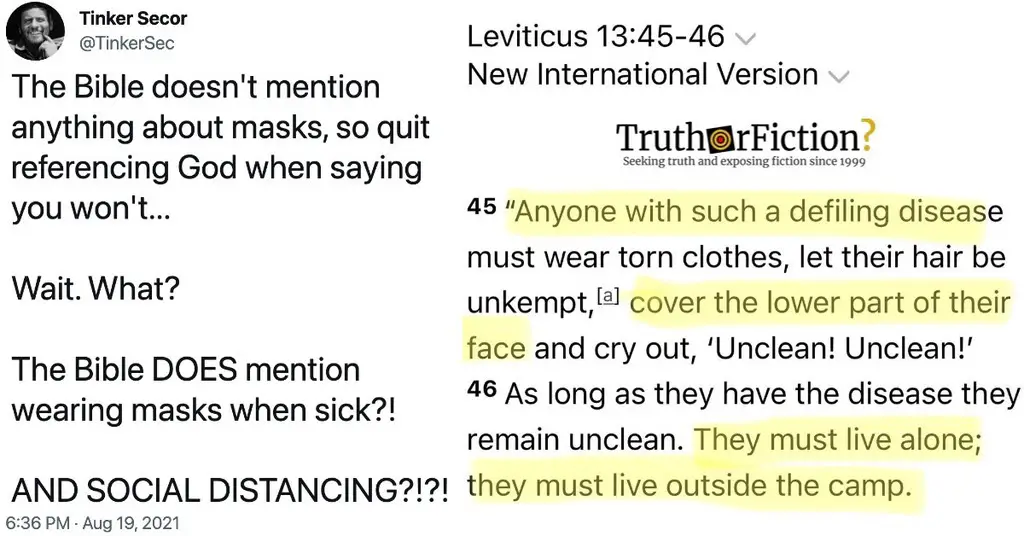 Leviticus 13:45-46