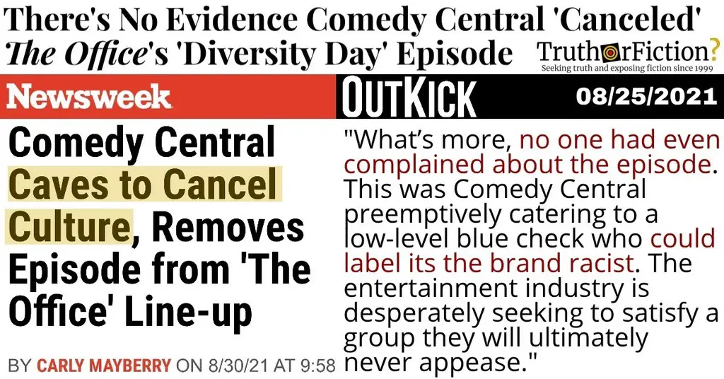 ‘Comedy Central Caves to Cancel Culture’