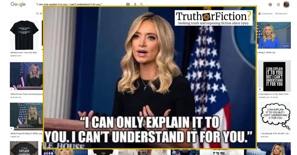 Kayleigh McEnany: ‘I Can Only Explain it to You. I Can’t Understand It for You.’