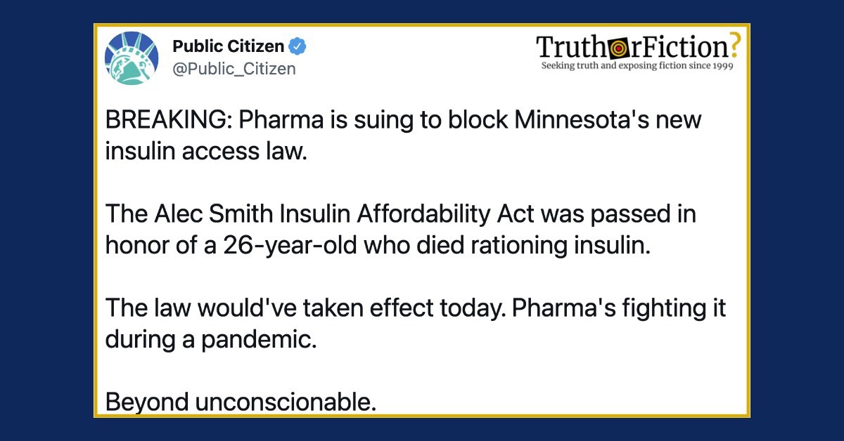 Minnesota Insulin Access Law