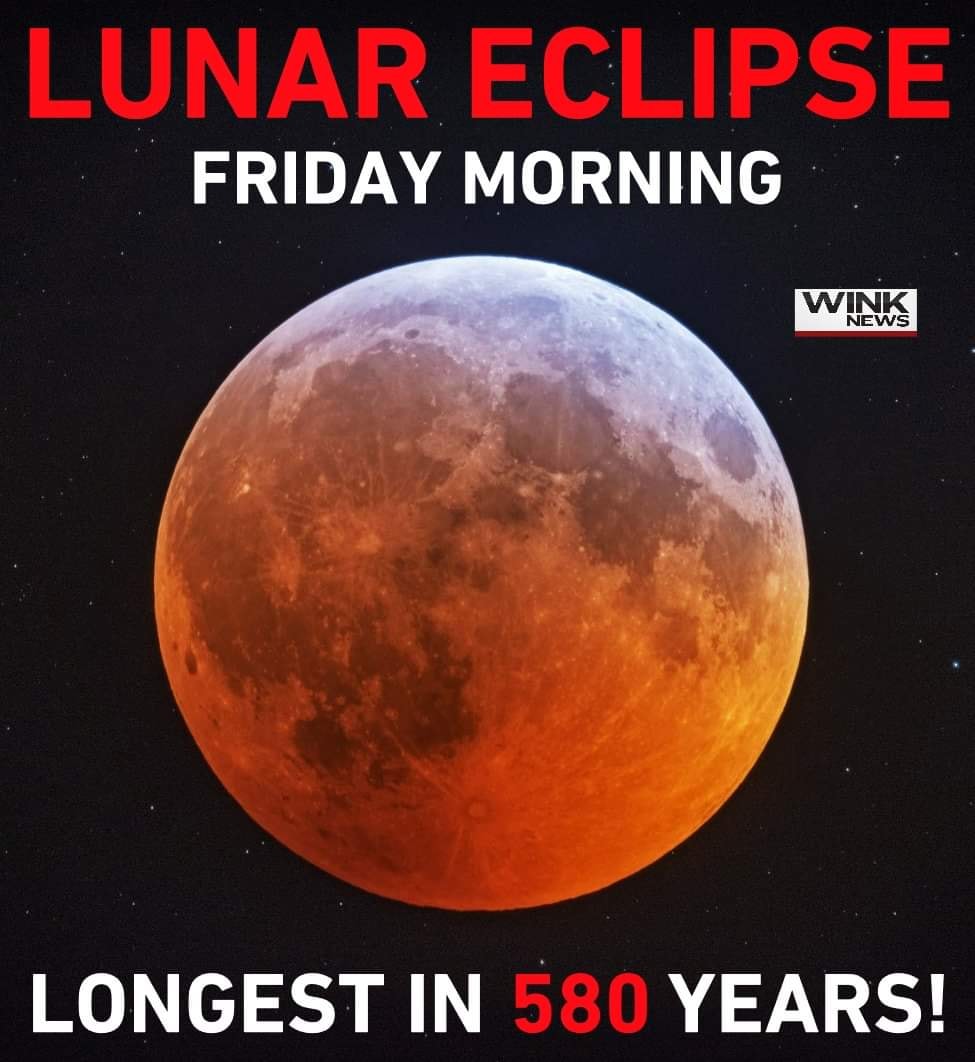 lunar eclipse 580 years nov 2021