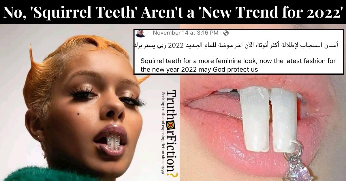 ‘Squirrel Teeth’ Fashion Trend