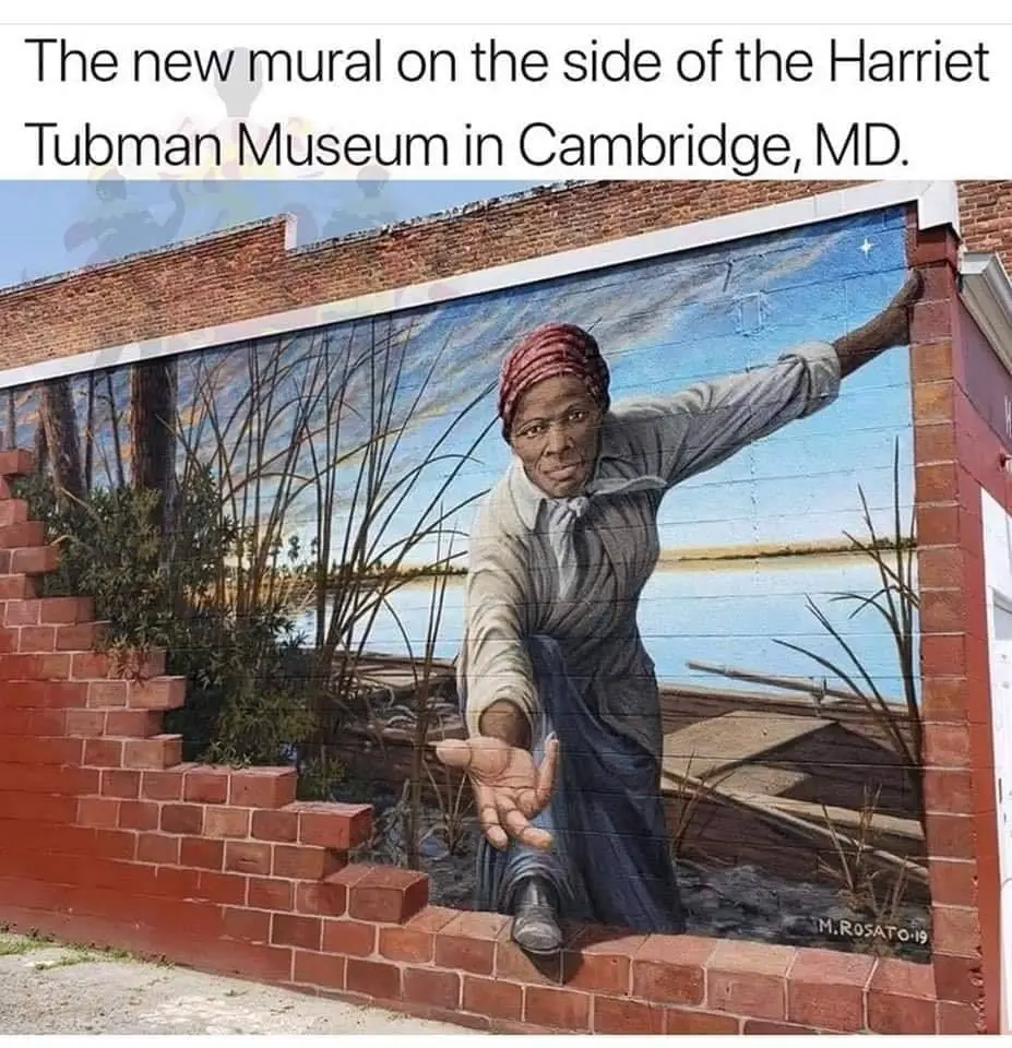 new mural harriet tubman museum