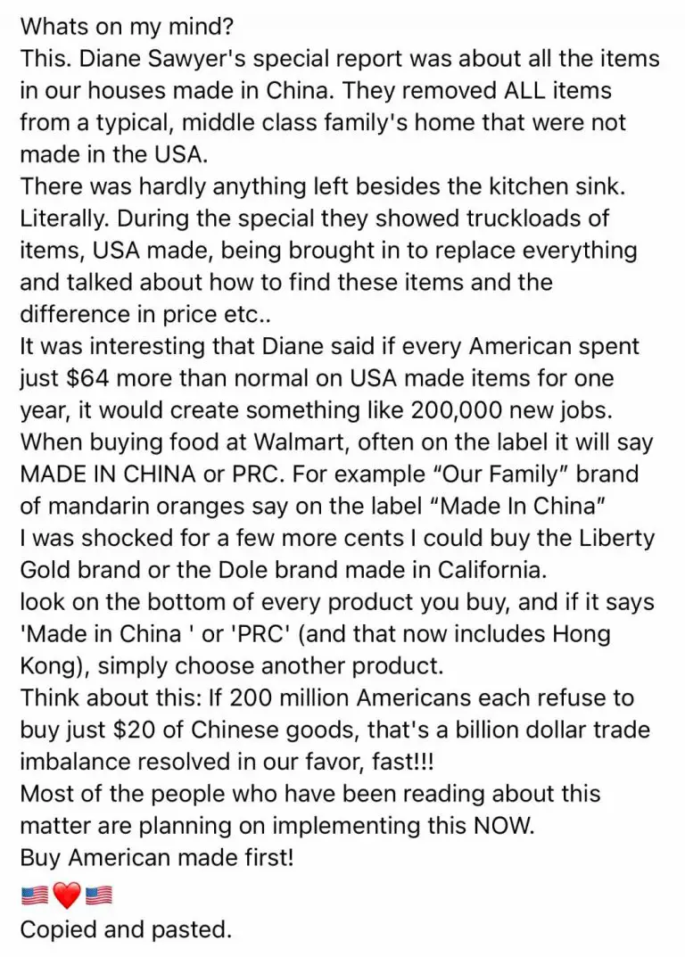 Diane Sawyer’s Special Report, ‘Made in China’ – Truth or Fiction?