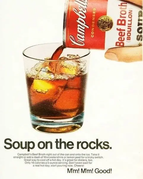 campbell's soup on the rocks