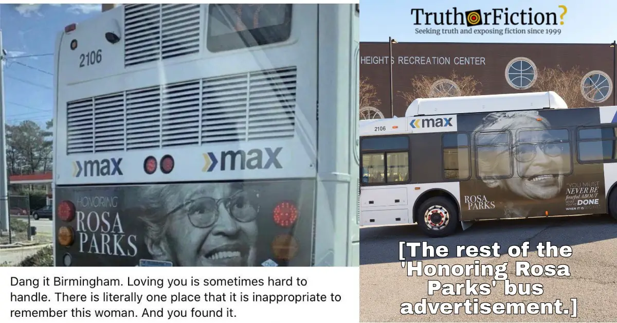 Rosa Parks Bus Ad Meme