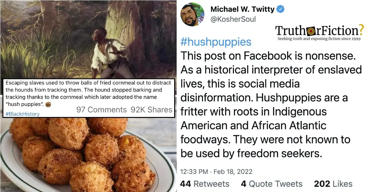 How Did Hush Puppies Get Their Name?
