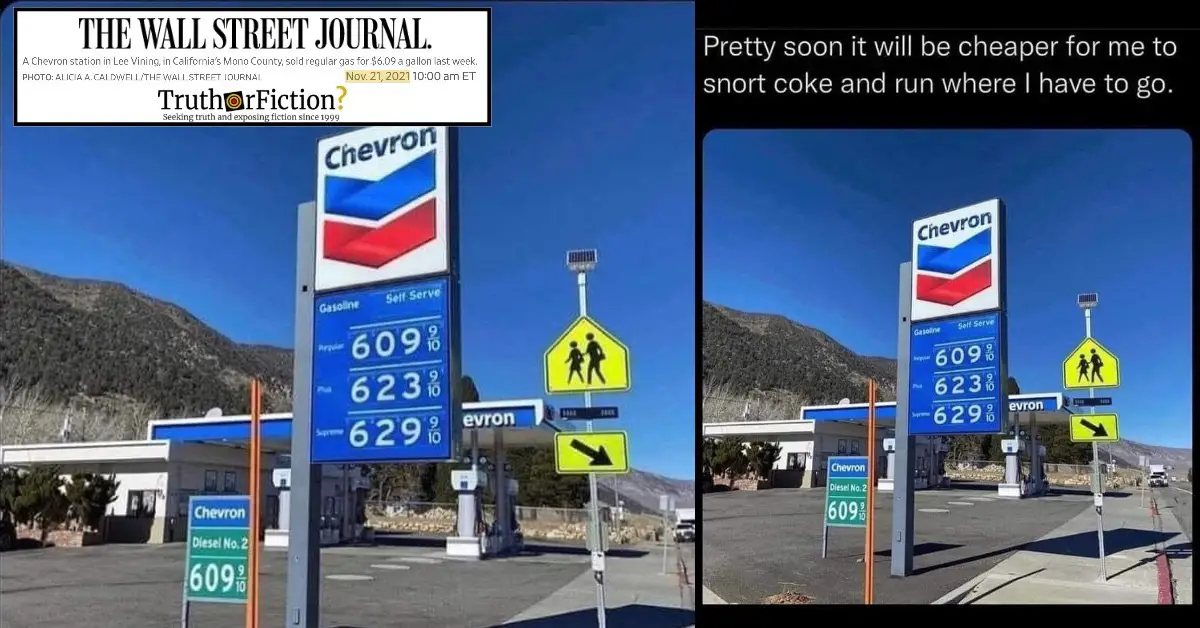 $6.09 Gas Prices in California Meme