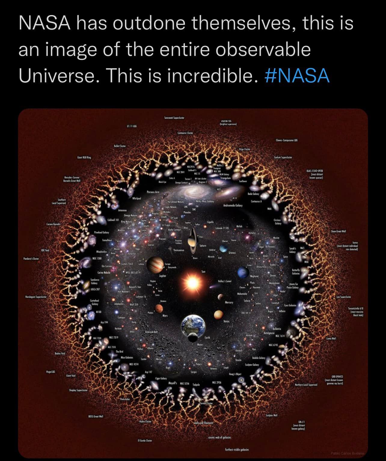 entire observable universe nasa