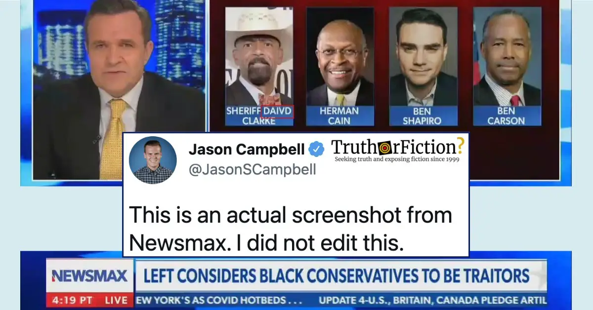 Newsmax ‘Black Conservatives’ Screenshot