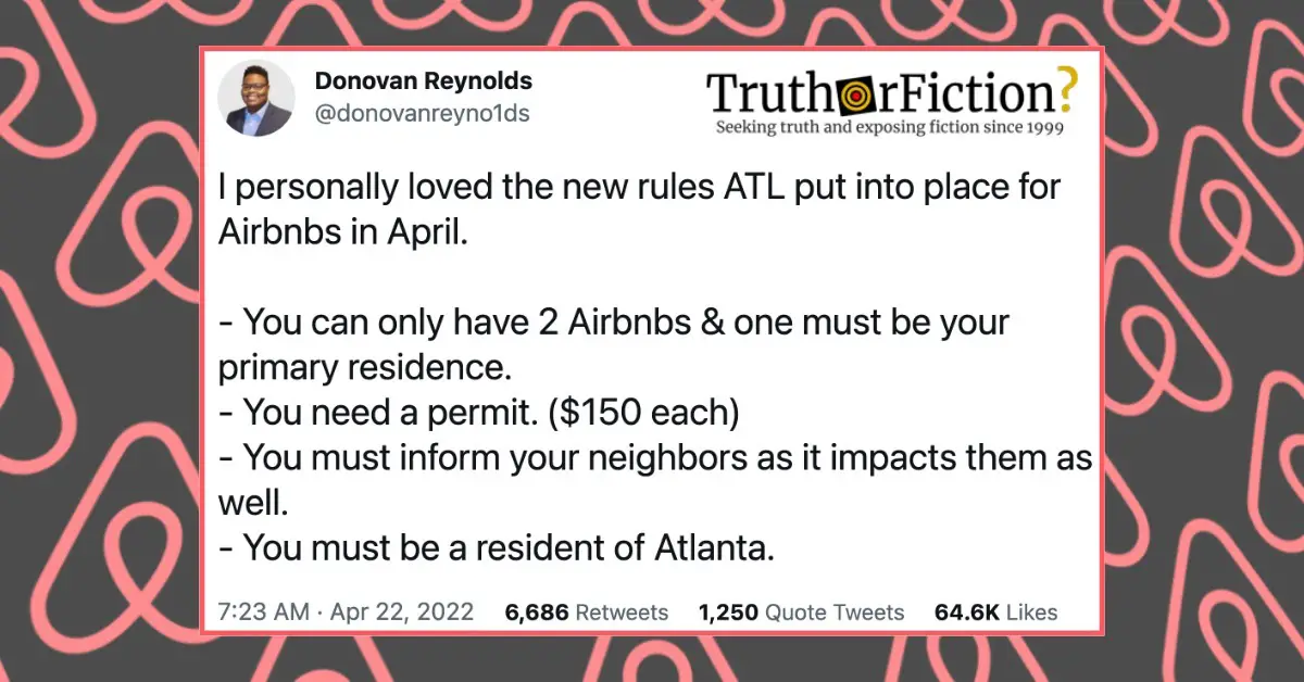 Atlanta AirBnB Rules