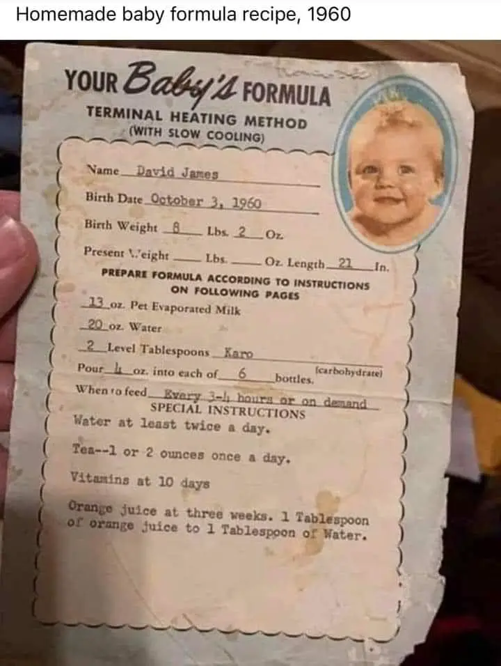 homemade formula 1960