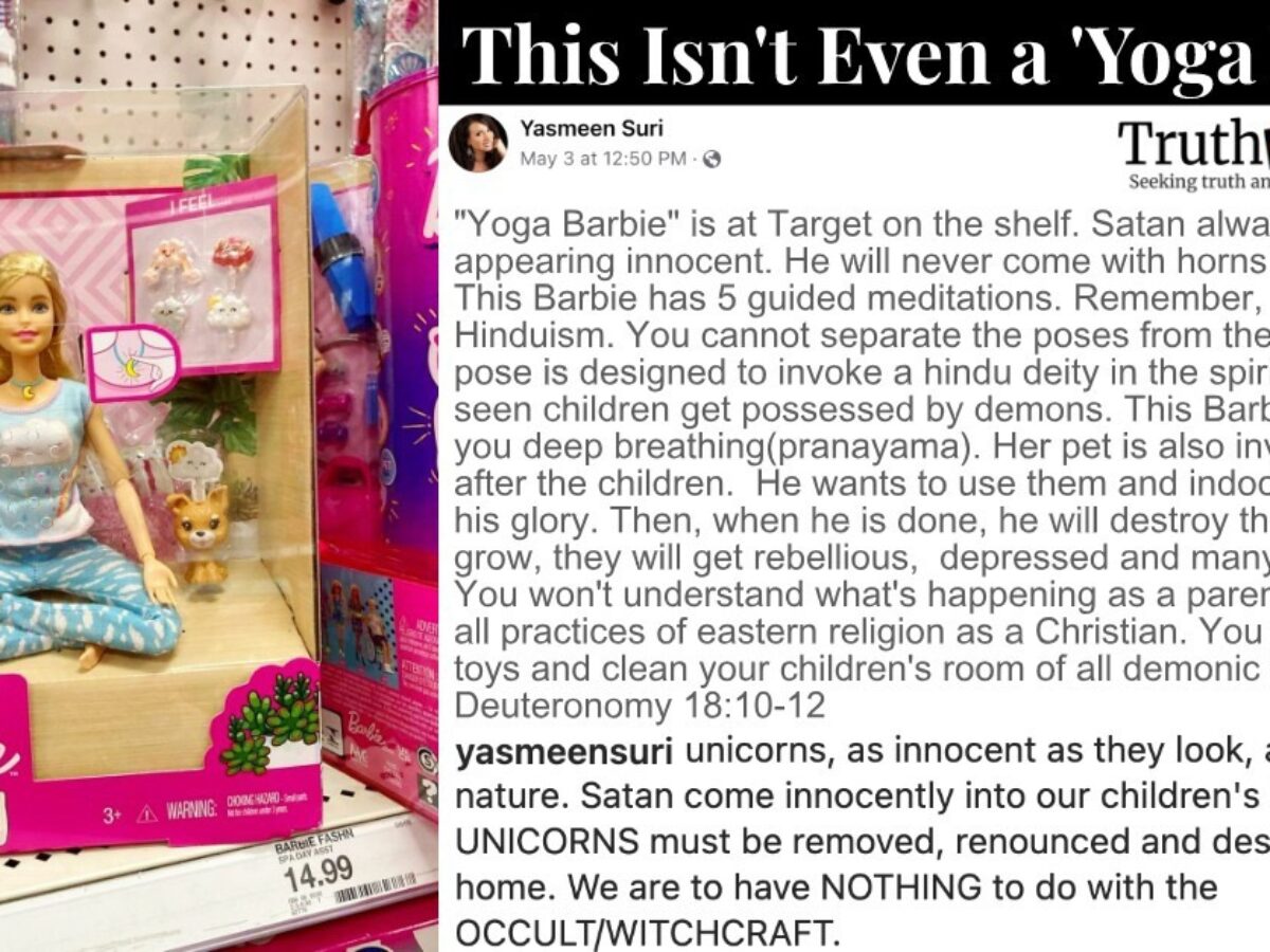 Yoga Barbie' Satanic Panic Facebook Post – Truth or Fiction?