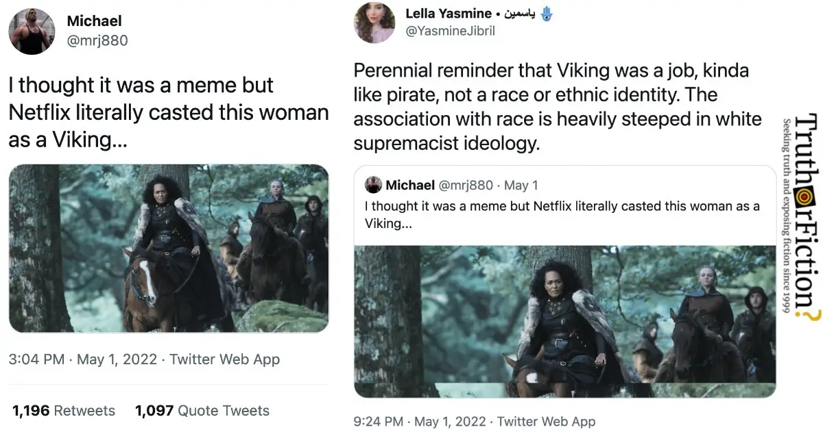 ‘Viking Was a Job … Not a Race or Ethnicity’