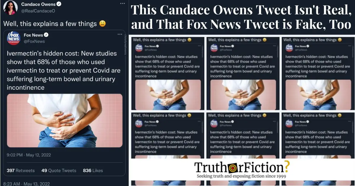 Candace Owens’ Ivermectin Fox News Tweet