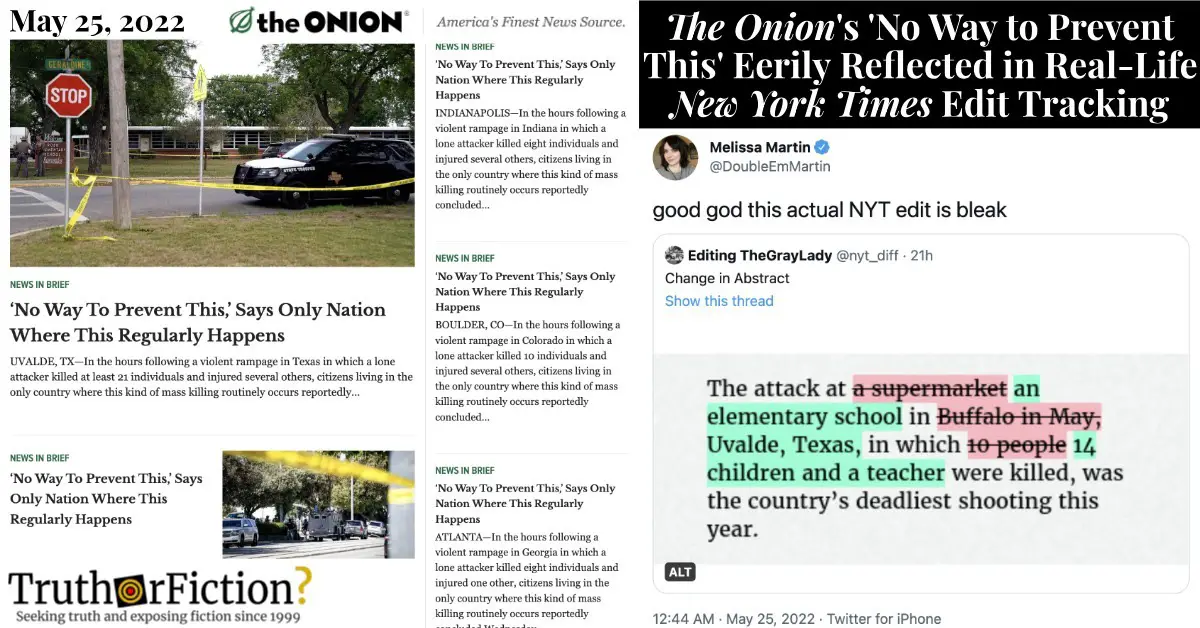 The Onion, the New York Times, and Mass Shootings
