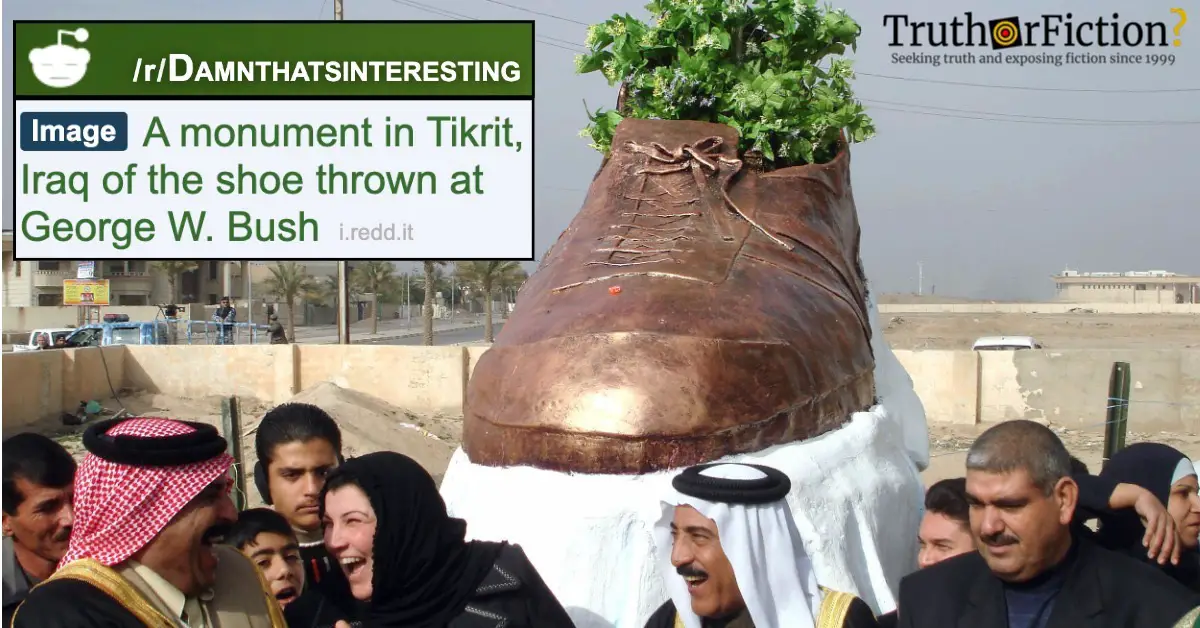 Tikrit Shoe Statue