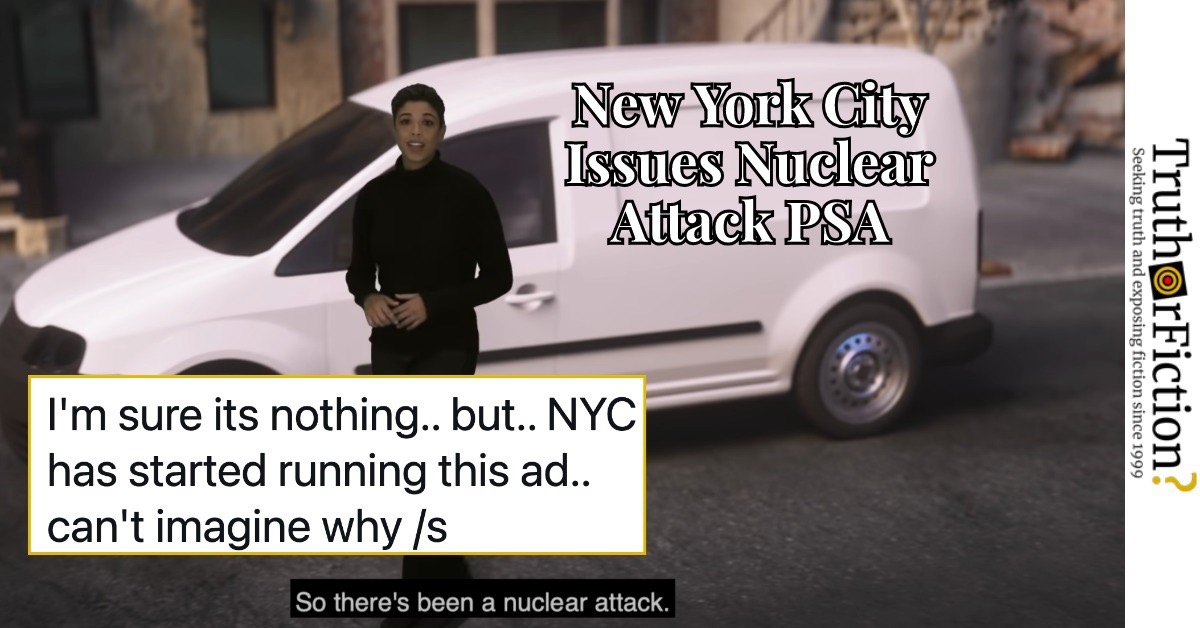 NYC Nuclear Attack Emergency PSA