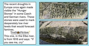 ‘If You See Me, Cry’: Hunger Stones in Some Czech And German Rivers ...