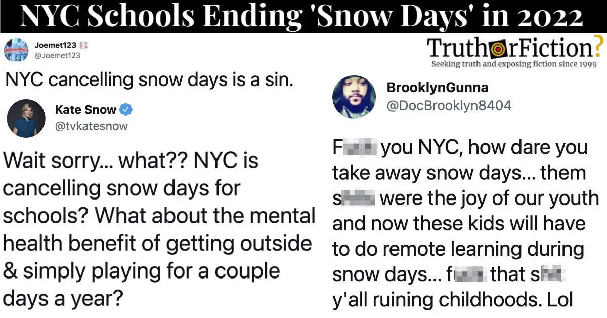 NYC Snow Days ‘Cancelled’