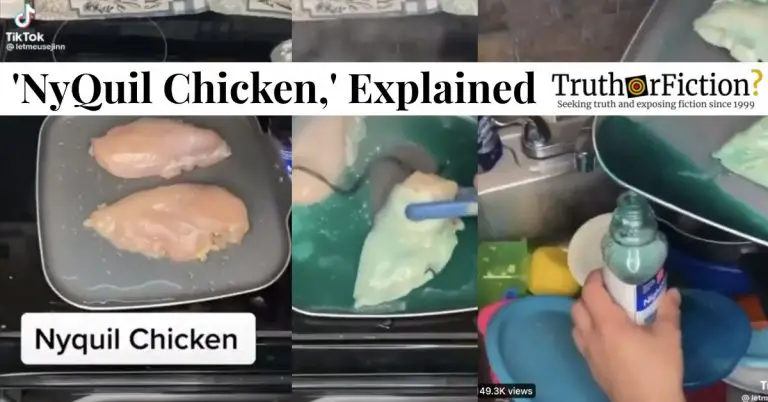 ‘NyQuil Chicken Challenge,’ Explained – Truth or Fiction?
