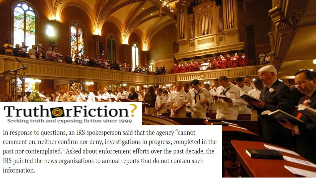 The IRS is Ignoring Churches’ Right-Wing Political Push: Report