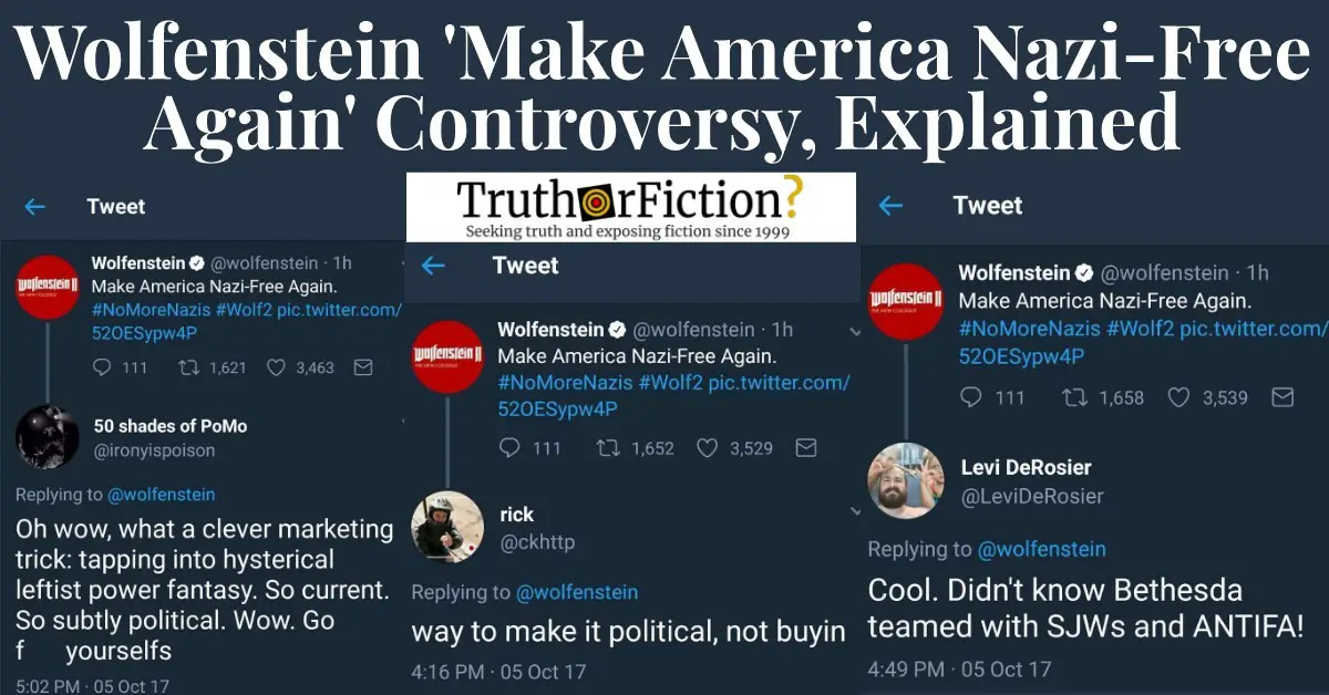 Wolfenstein Twitter Controversy, Explained