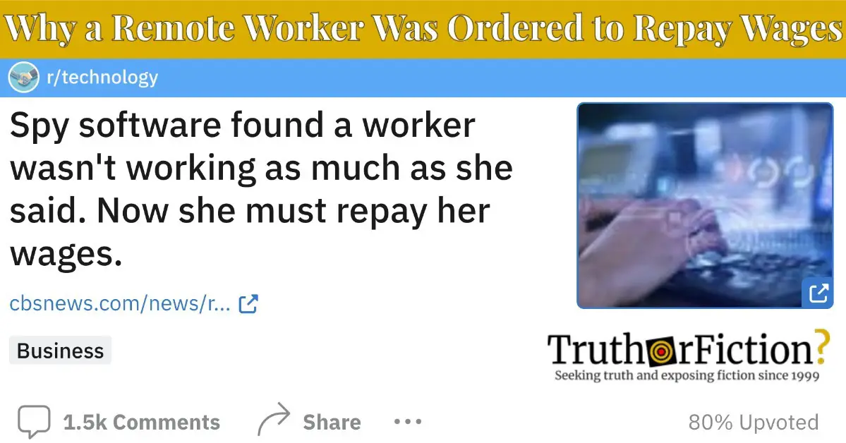 ‘Spy Software’ Time Theft Firing