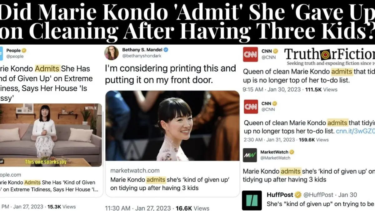 Queen of clean Marie Kondo says she has 'kind of given up' on tidying at  home, Marie Kondo